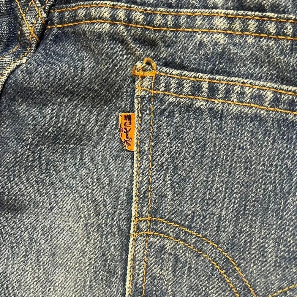Levis 535 Jeans Womens 27 Blue‎ Orange Tab Vintage 90s Straight Leg Denim Pants